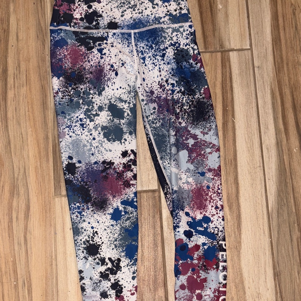 Peloton Colorful Splatter Print Leggings